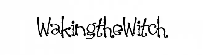 Waking the Witch  フリーフォントのダウンロード