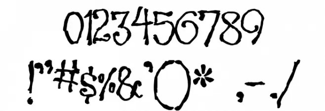 Waking the Witch Font OTHER CHARS