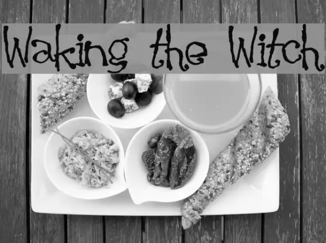 Waking the Witch Font examples