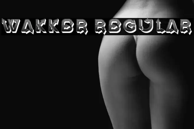 Wakker Regular Font examples