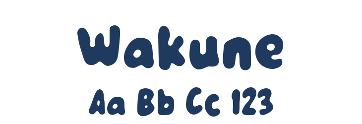 Wakune Font Preview