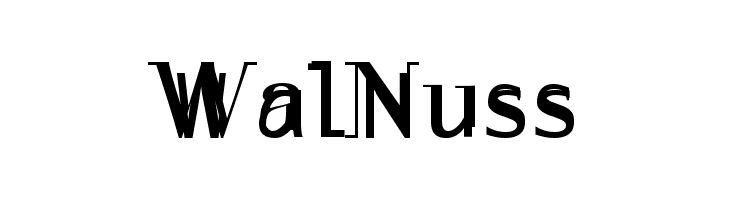 WalNuss  नि: शुल्क फ़ॉन्ट्स डाउनलोड