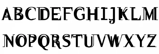 WalNuss Schriftart Groß