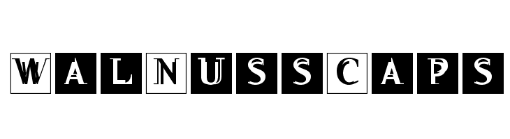 WalNussCaps Font