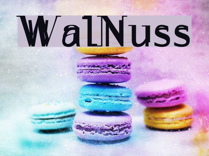 WalNuss Font examples