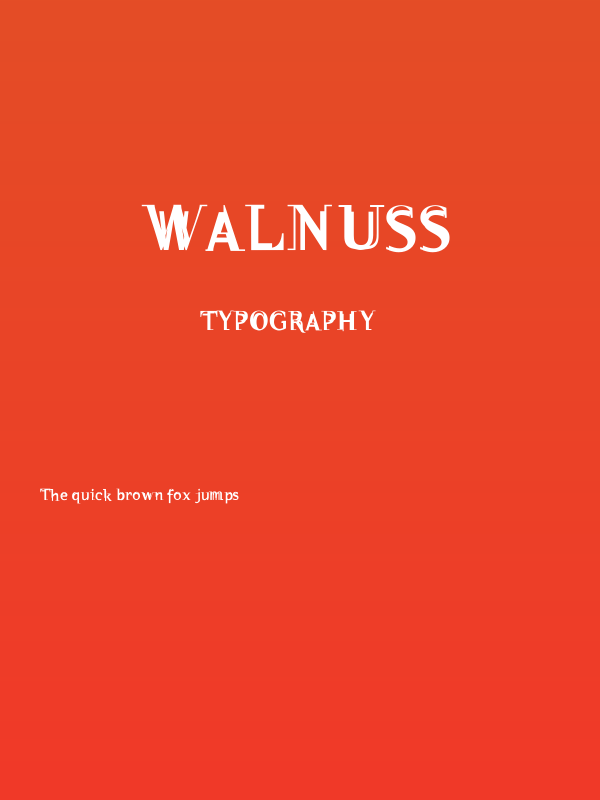 WalNuss Poster