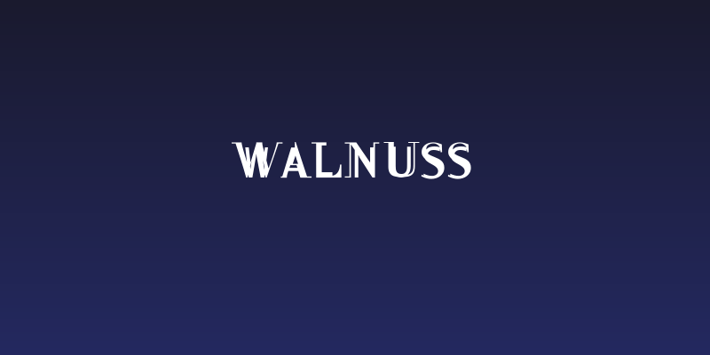 WalNuss Social Header