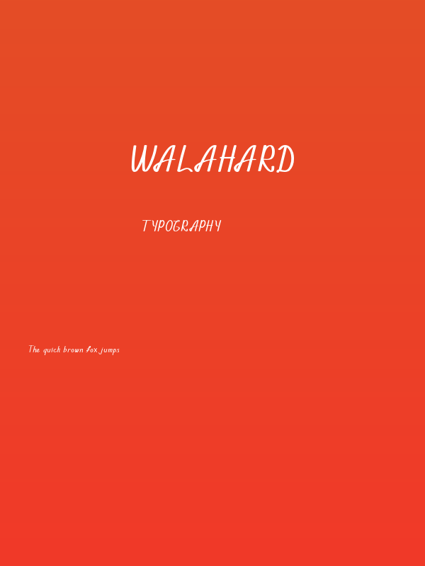 Walahard Poster