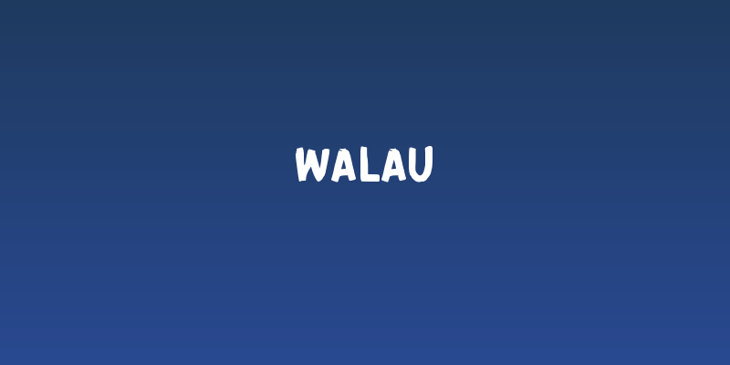 Walau Social Header