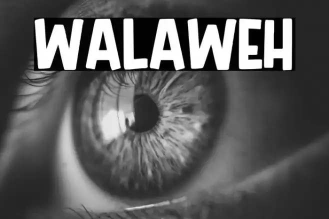 Walaweh Font examples
