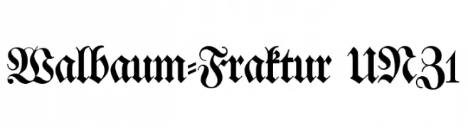Walbaum-Fraktur UNZ1  baixar fontes gratis