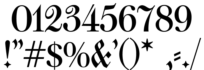 Walbaum-Fraktur UNZ1 Font OTHER CHARS