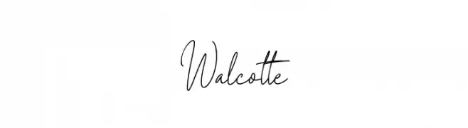 Walcotte  免费字体下载