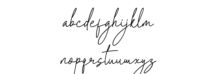 Walcotte Font LOWERCASE