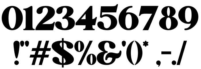 Waldorf Astoria Font OTHER CHARS