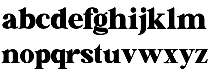 Waldorf Astoria Font LOWERCASE