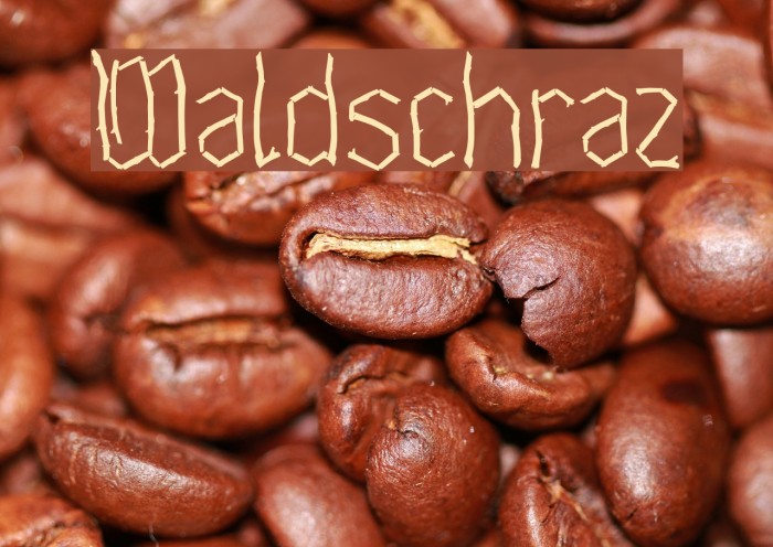 Waldschraz Font examples