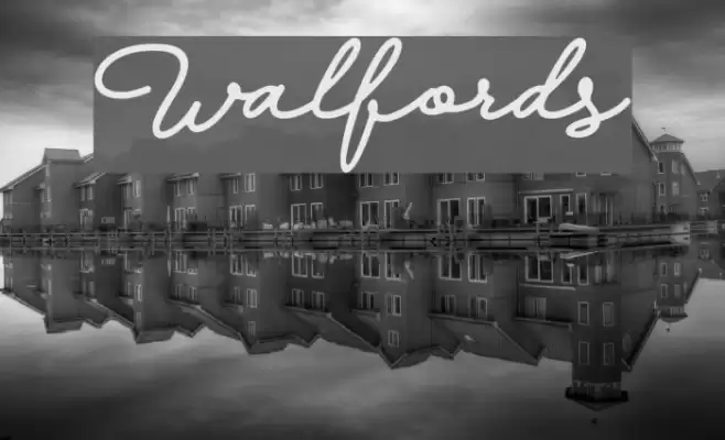 Walfords Font examples