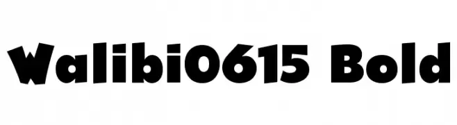 Walibi0615 Bold  Free Fonts Download