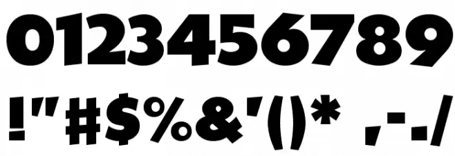 Walibi0615 Bold Font OTHER CHARS