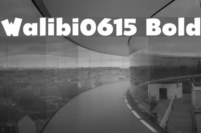 Walibi0615 Bold Font examples