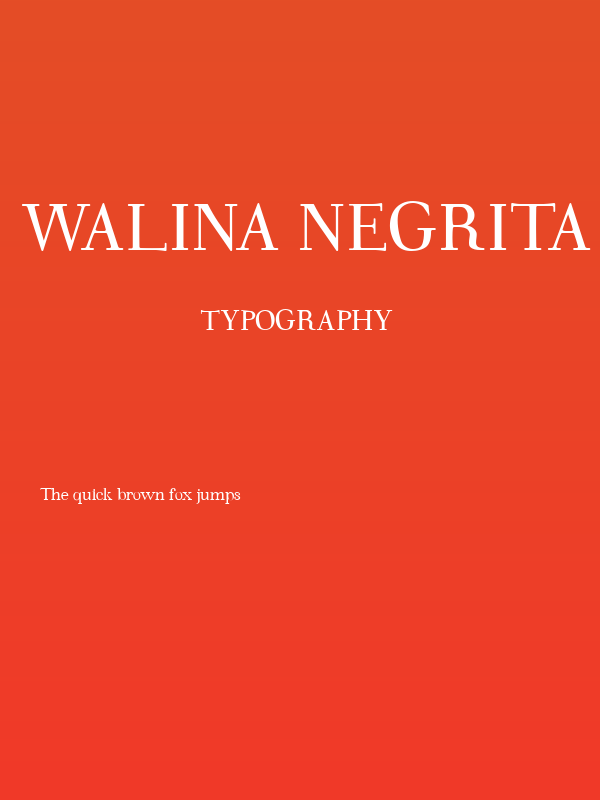 Walina Negrita Poster