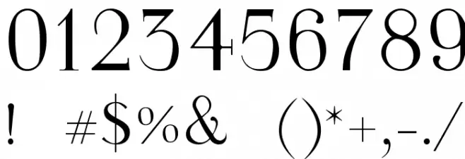 Walina Regular Font OTHER CHARS