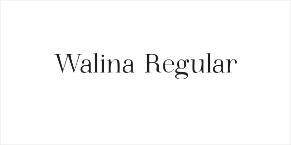Walina Regular Logo