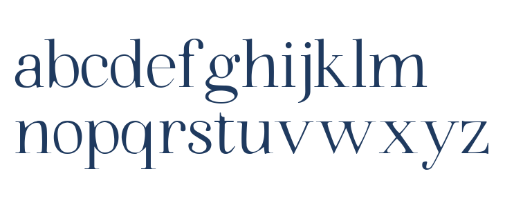Walina Regular Lowercase