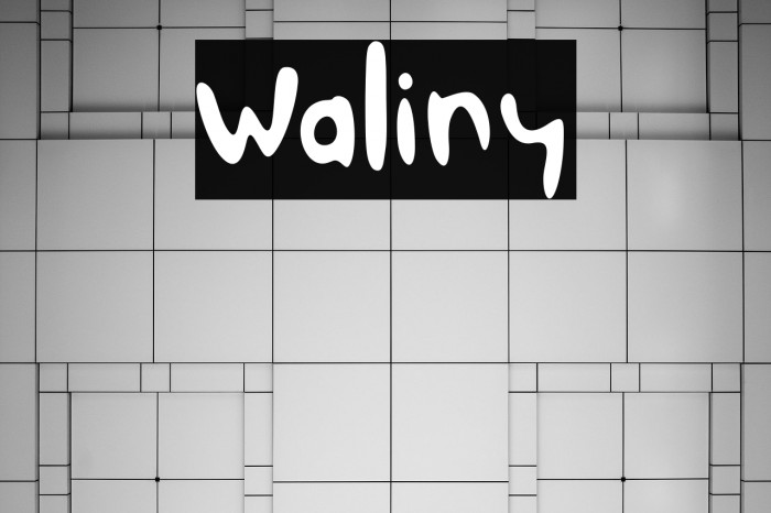 Waliny Font examples