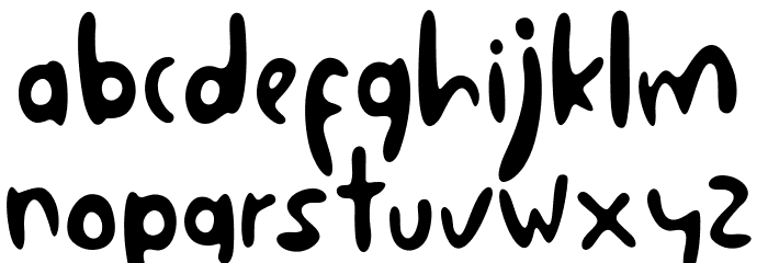Waliny Font LOWERCASE