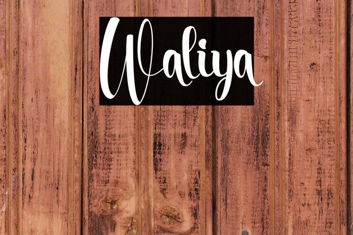 Waliya Example 2