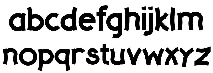 Walk N Roll Regular Font LOWERCASE