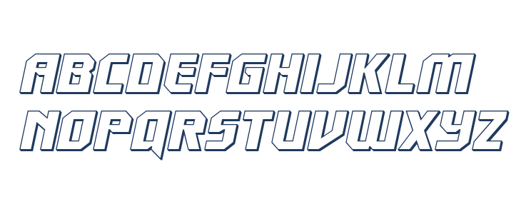 Walk The Moon 3D Italic Lowercase