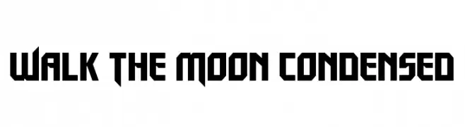 Walk The Moon Condensed  Free Fonts Download