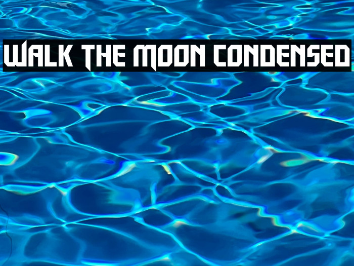 Walk The Moon Condensed Example 1