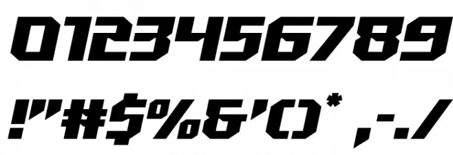 Walk The Moon Expanded Italic Font OTHER CHARS