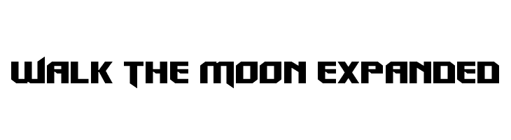 Walk The Moon Expanded  नि: शुल्क फ़ॉन्ट्स डाउनलोड