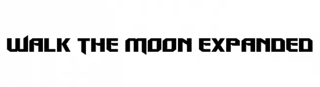 Walk The Moon Expanded  Descarca Fonturi Gratis