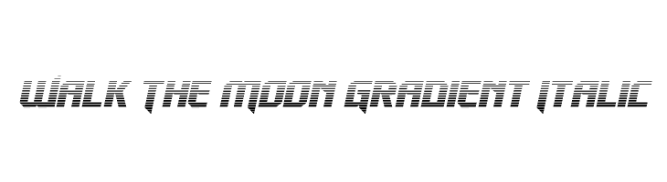 Walk The Moon Gradient Italic  नि: शुल्क फ़ॉन्ट्स डाउनलोड