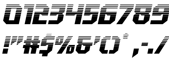 Walk The Moon Halftone Italic Font OTHER CHARS