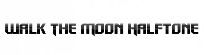 Walk The Moon Halftone  baixar fontes gratis