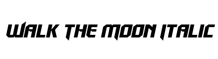 Walk The Moon Italic  baixar fontes gratis