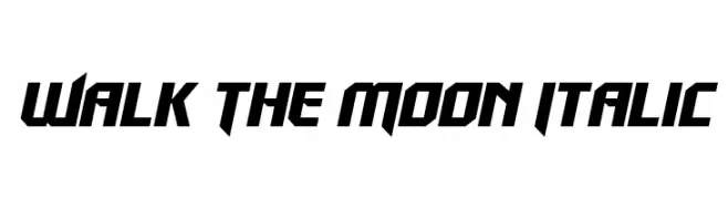 Walk The Moon Italic  Free Fonts Download
