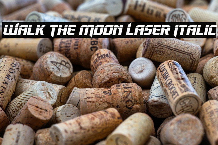 Walk The Moon Laser Italic Example 2
