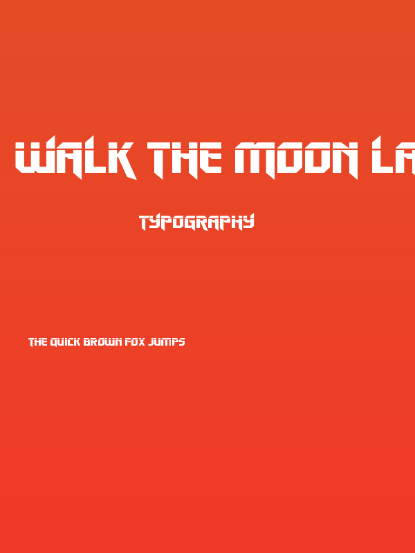 Walk The Moon Laser Poster