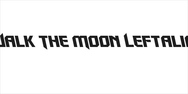 Walk The Moon Leftalic Logo