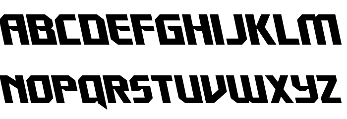 Walk The Moon Leftalic Font LOWERCASE