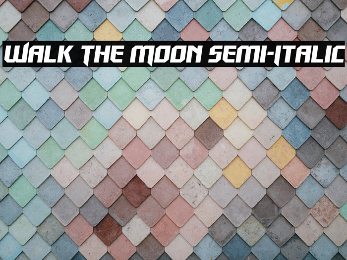 Walk The Moon Semi-Italic Example 3