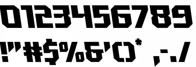 Walk The Moon Semi-Leftalic Font OTHER CHARS